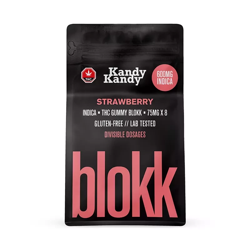 Blokk Indica THC Gummy – Kandy Kandy 600mg