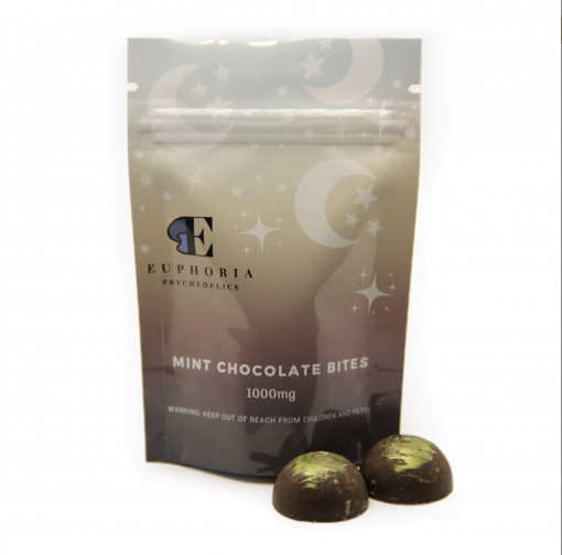 Euphoria Psychedelics – Mint Chocolate Bites (1000mg)