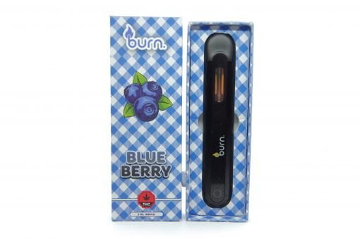 **New** Mega Sized 2ML Burn Disposable Vapes – Blueberry (Indica) (2ml)