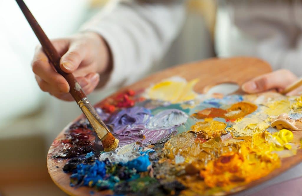 magic mushroom painting, psychedelic painting, art, magic mushroom Canada