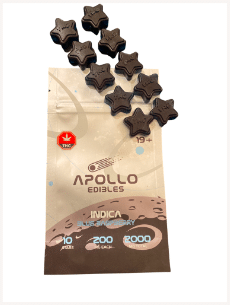 Apollo Gummies - Indica  Blue Raspberry 2000mg