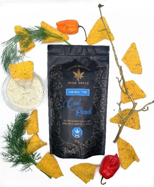  High Heals Doritos –Cool Ranch Chips (200mg THC)