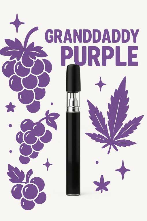1ML Granddaddy Purple DISPOSABLE VAPE By Pharmcraft.co