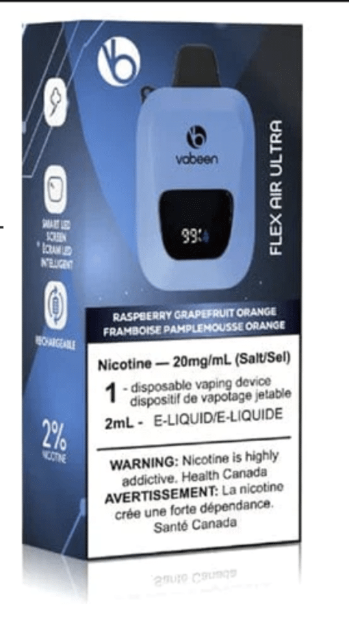 FLEX AIR ULTRA -  Raspberry Grapefruit Orange (20mg  Nicotine) (