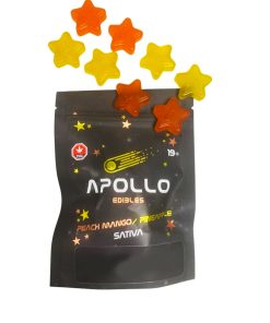 Apollo Gummies - Sativa Peach Mango/Pineapple - 1000mg