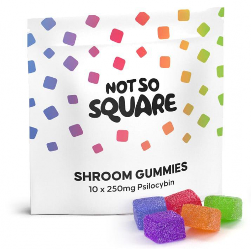 Not So Square – Handcrafted Variety Pack (10 x 250mg Psilocybin Gummies)