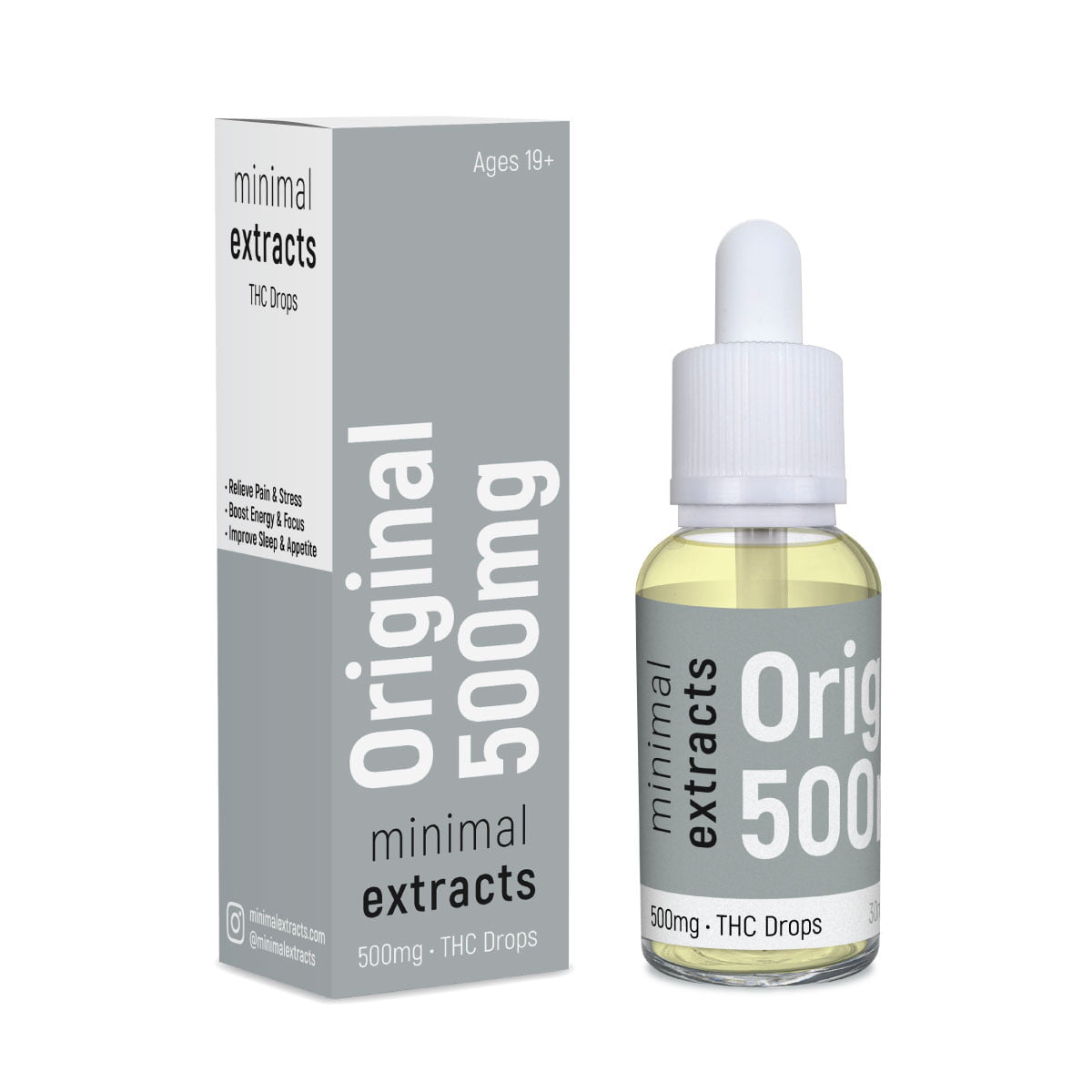Minimal Extracts 500mg THC Drops