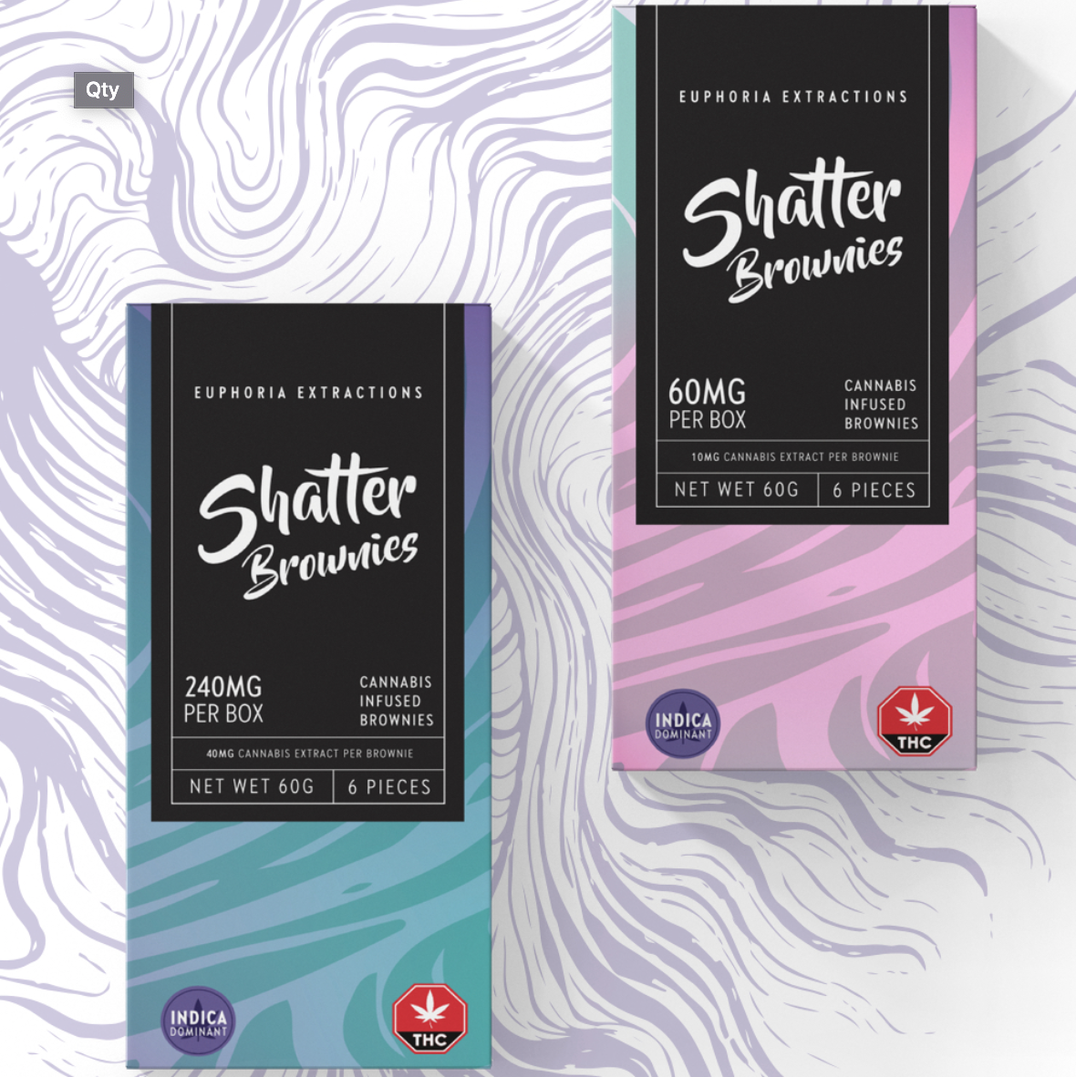 Euphoria Extractions Shatter Brownies