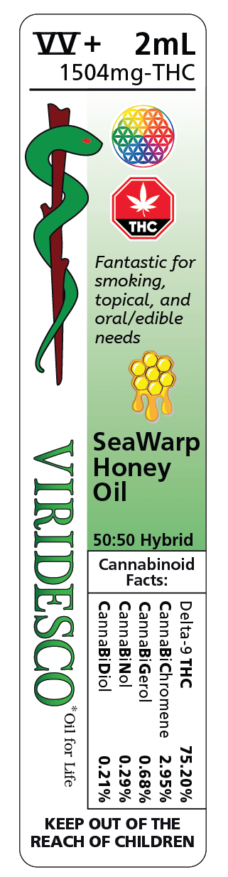 Viridesco SeaWarp Honey Oil 2ml - Image 2