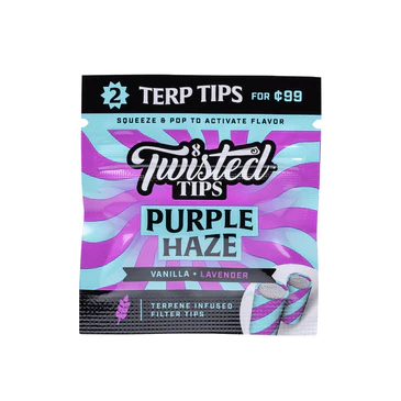 Twisted Tips Terpene Infused Filters - Purple Haze - Healing Empire