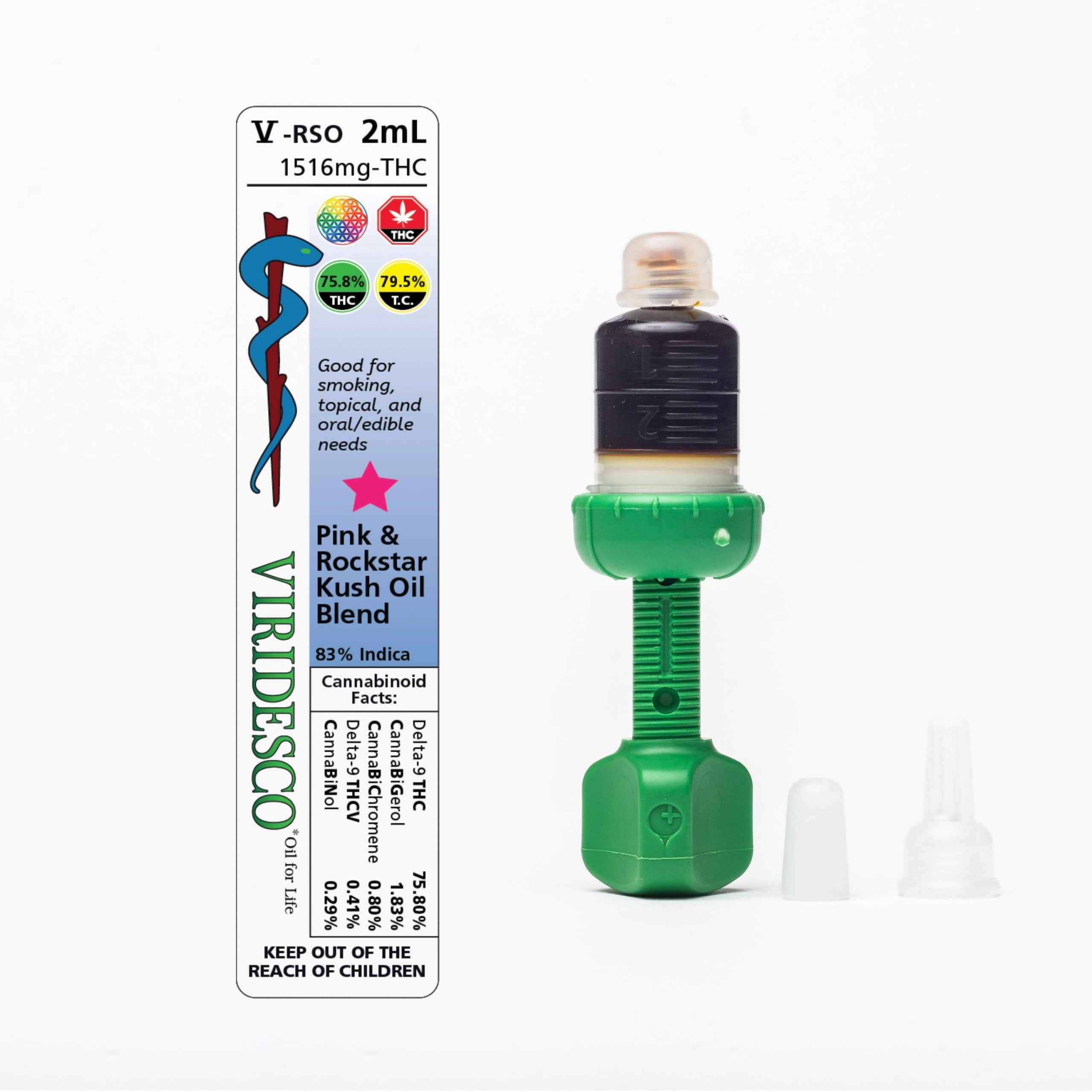 Viridesco Pink & Rockstar Kush Oil Blend 2ml