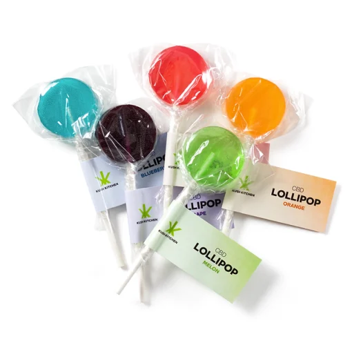 Kush Kitchen Lollipops 100mg CBD Lollipops – 5 flavours