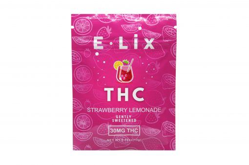 High Voltage Extracts E-Lix Drink Mixes – Strawberry Lemonade (30mg THC)