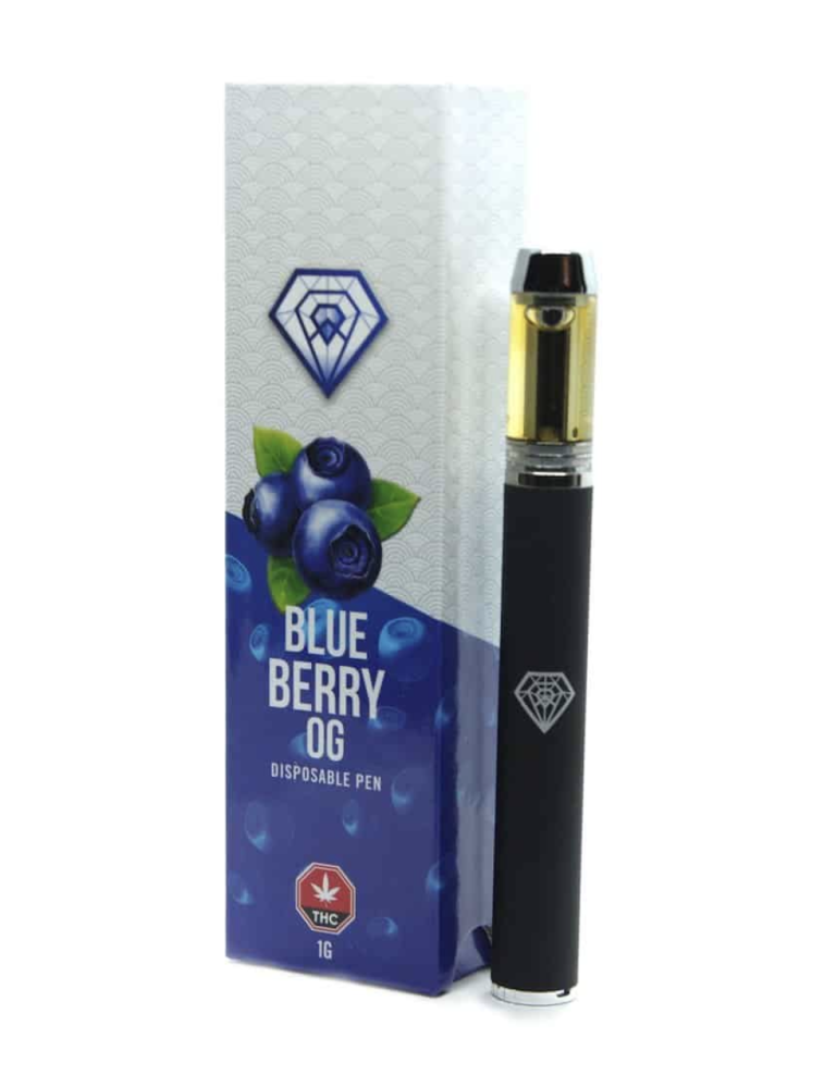 Diamond Concentrates Disposable (Distillate) – Blueberry OG (1g)