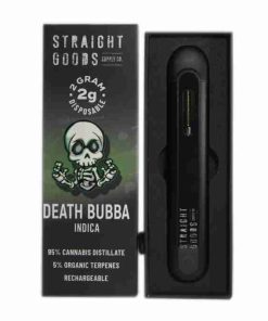 Straight Goods 2 GRAM Disposables – Death Bubba (Indica)