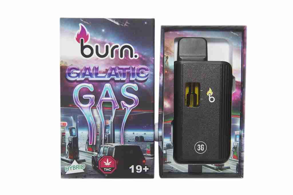 3 Gram Burn Disposable Vapes – Galactic Gas (Hybrid) (3 Gram)