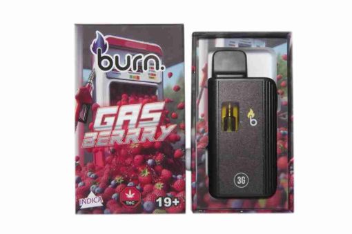 3 Gram Burn Disposable Vapes – Gas Berry (Indica) (3 Gram)