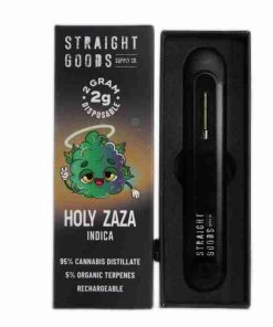 Straight Goods 2 GRAM Disposables – Holy ZaZa (Indica)