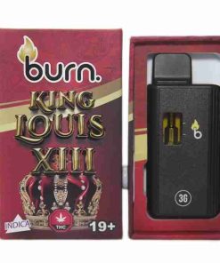 3 Gram Burn Disposable Vapes – King Louis XIII (Indica) (3 Gram)