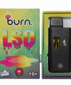3 Gram Burn Disposable Vapes – LSD (Hybrid) (3 Gram)