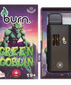 3 Gram Burn Disposable Vapes – Green Goblin (Sativa) (3 Gram)