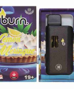 3 Gram Burn Disposable Vapes – Lemon Meringue (Sativa) (3 Gram)