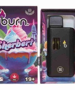 3 Gram Burn Disposable Vapes – Sherbet (indica)
